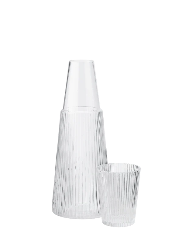 Pilastro carafe with glass 1 l.