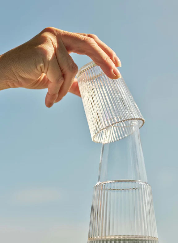 Pilastro carafe with glass 1 l.